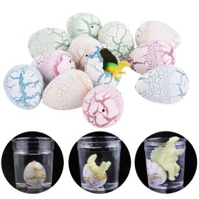 4Pcs Random Color Dinosaur Eggs Easter Dinosaur Eggs Hatching Dino Egg Grow In Water Crack With Assorted Color Hunting Game Easter Basket Stuffer