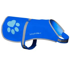 Dog Reflective Vest S Size Multiple Color Options with Hi Vis Fluorescent Visibility Helping to Safeguard Your Pet On Off Leash in Urban & Rural