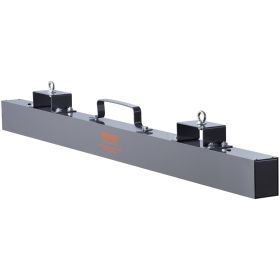 VEVOR Hanging Magnetic Magnet Sweeper 48 inch Magnet Sweeper 67 LBS Magnetic Forklift Sweeper Industrial Magnets Steel Material Hunting Accessori