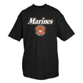MARINE SEAL BLK T SHIRT (Option: XXL)