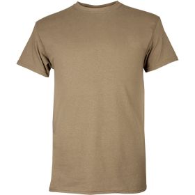 MENS SHORT SLEEVE T SHIRT (Option: BROWN XXXL)