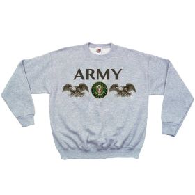 ARMY SEAL CREWNECK SWEAT SHIRT GREY (Option: XXXL)