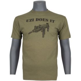 UZI DOES IT SHIRT T SHIRT (Option: OD XXL)