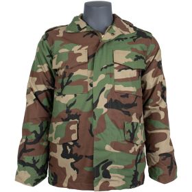 M65 FIELD JACKET W/LINER  WOODLAND CAMO (Option: S)