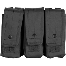 AR 15 / AK 47 TRIPLE MAG POUCH (Option: Black)