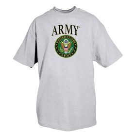 ARMY T SHIRT HEATHER GREY (Option: S *SY)