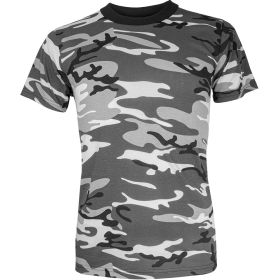 MENS SHORT SLEEVE T SHIRT (Option: URBAN CAMO XL)