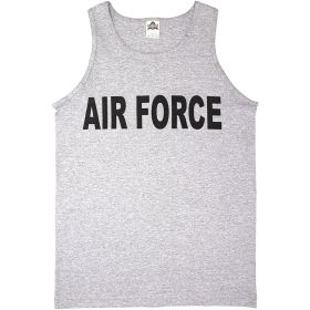 MEN'S T SHIRTANK T SHIRTOP GREY (Option: AIR FORCE XL)