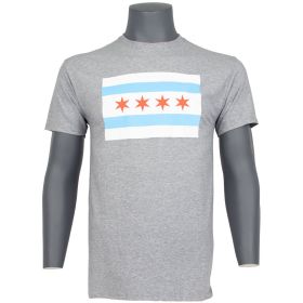 CHICAGO FLAG T SHIRT GREEN (Option: M)