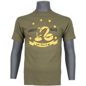 DON'T READ ON ME T SHIRT OD (Option: L)