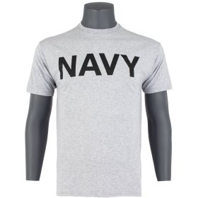 NAVY T SHIRT (Option: GREY L)