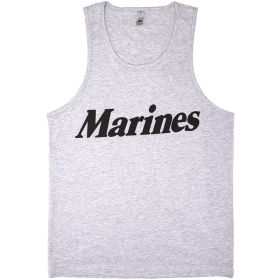 MENS T SHIRTANK T SHIRTOP GREY (Option: MARINES L)