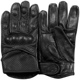 LOW PROFILE HARD KNUCKLE GLOVES (Option: BLACK L)
