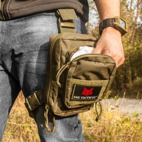 DROP LEG FIRST RESPONDER SYSTEM POUCH (Option: Black)