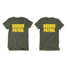 BORDER PAT SHIRTROL T SHIRT OD (Option: L)