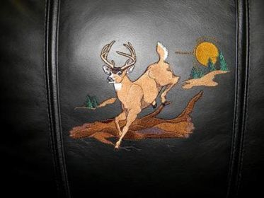 Deer-Leaping Logo Panel (Logo Panel Size: 24" Panel for Xpression Gaming Chair Only)