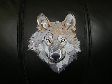 Wolf Head (Logo Panel Size: 30" Panel For All Other Chairs)
