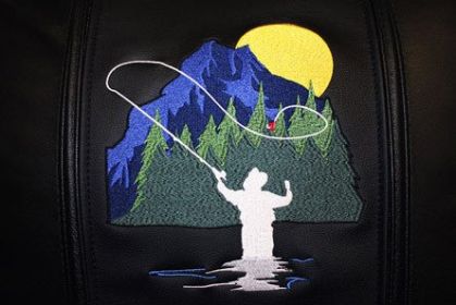 Fisherman-Fly Logo Panel (Logo Panel Size: 30" Panel For All Other Chairs)