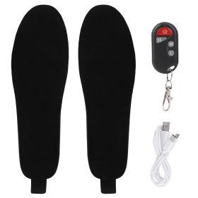 Heated Insoles Electric Heated Foot Warmer 3000mAh Rechargeable Battery Powered Trimmable Heated Shoe Insoles for Men Women Hunting Skiing Fishin (size: L)