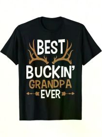 Best Deer Hunting Grandpa T-Shirts 2025 - The Best Couple Outfits (Color: Black, size: M)