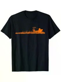 Bow Hunting Accessories Graphic Tees Summer Tshirt Short Sleeve Casual Black T Shirts 100% Cotton 220g For Men (Color: Black, size: XXL)