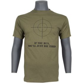 IF YOU RUN T SHIRT OD (Option: S)