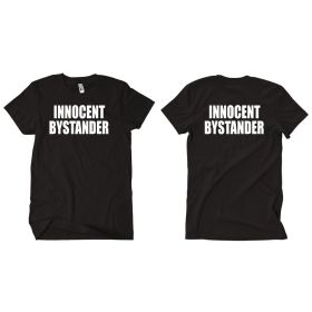 INNOCENT SHIRT BYSTANDER BLACK 2 IMPRINT SHIRTS (Option: L)