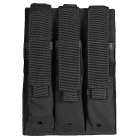 TRIPLE MP 5 MAG POUCH (Option: Black)